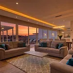 빌라 Gaia - Sunset Views, Indoor Heated Pool, Sauna And Games 멜리에하