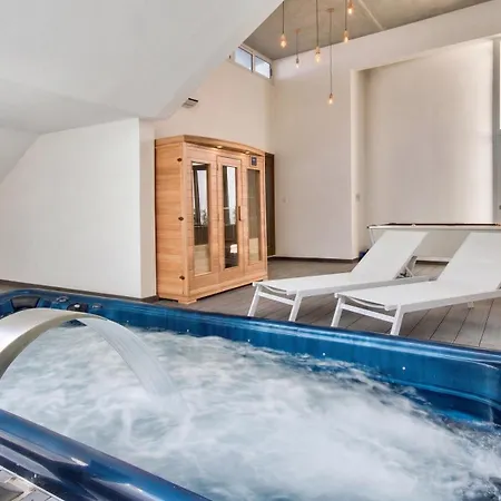 ヴィラ Gaia - Sunset Views, Indoor Heated Pool, Sauna And Games