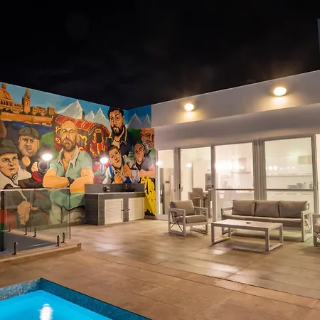 Βίλα Gaia - Sunset Views, Indoor Heated Pool, Sauna And Games *